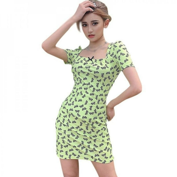 S, Pink Fashion Women Wrap Dress Slash Neck Off Shoulder Floral Printing Lace-Up Short Sleeve Buttock Mini Dress S, Pink Fashion Women Wrap Dress Slash Neck Off Shoulder Floral Printing Lace-Up Short Sleeve Buttock Mini Dress